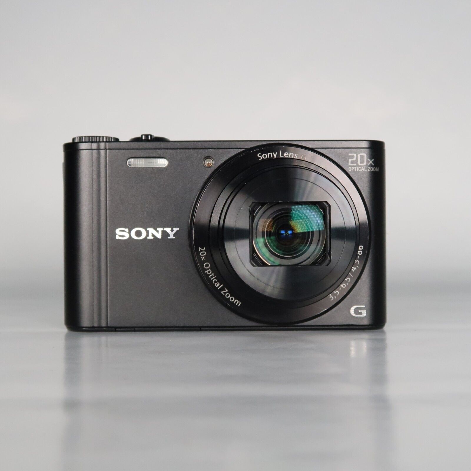 Sony Cyber-Shot DSC-WX300 18.2MP Digital Camera Black with Case and 32GB SD Card