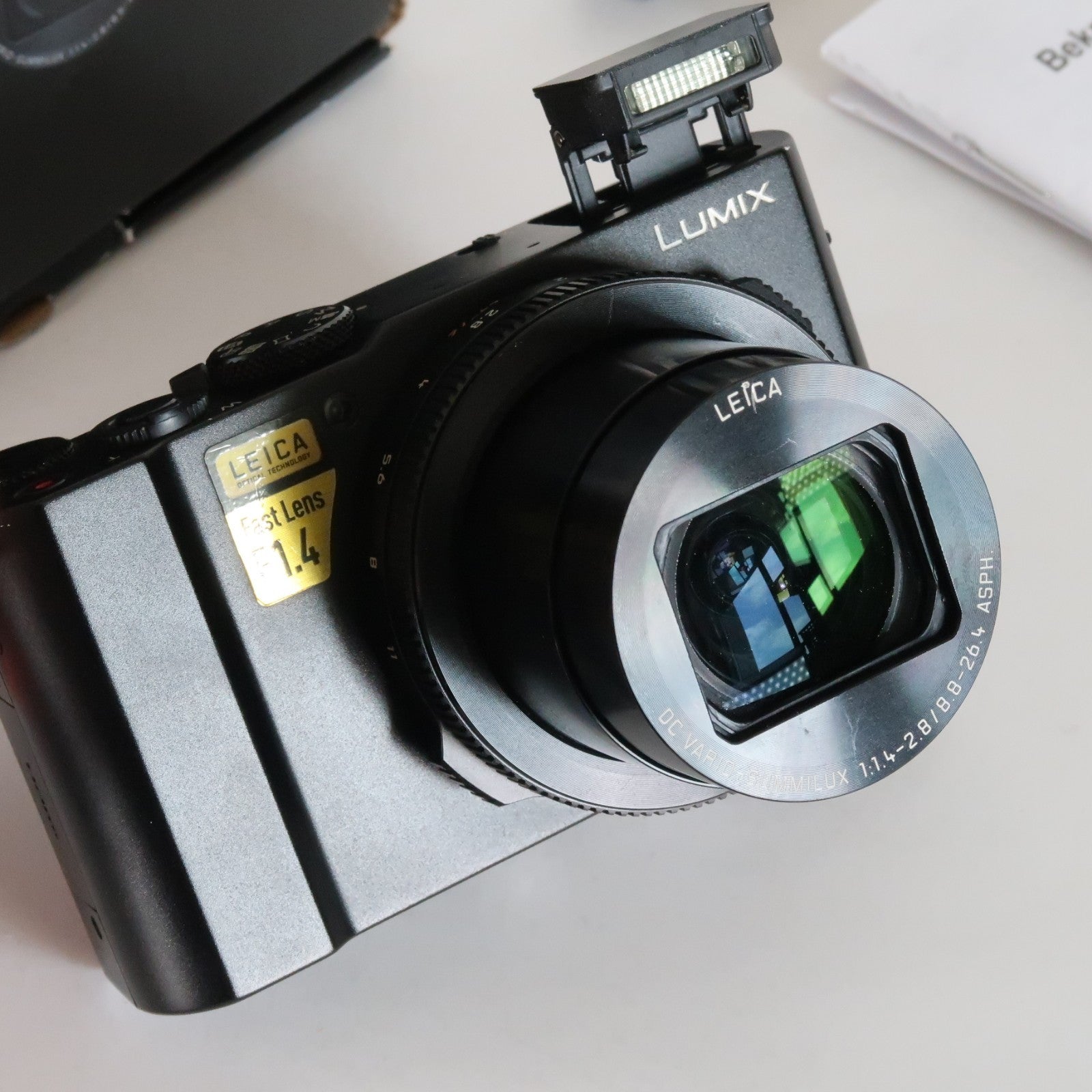 Panasonic Lumix DMC-LX15 Digital Camera – Black – Original Packaging, SD Card 32GB