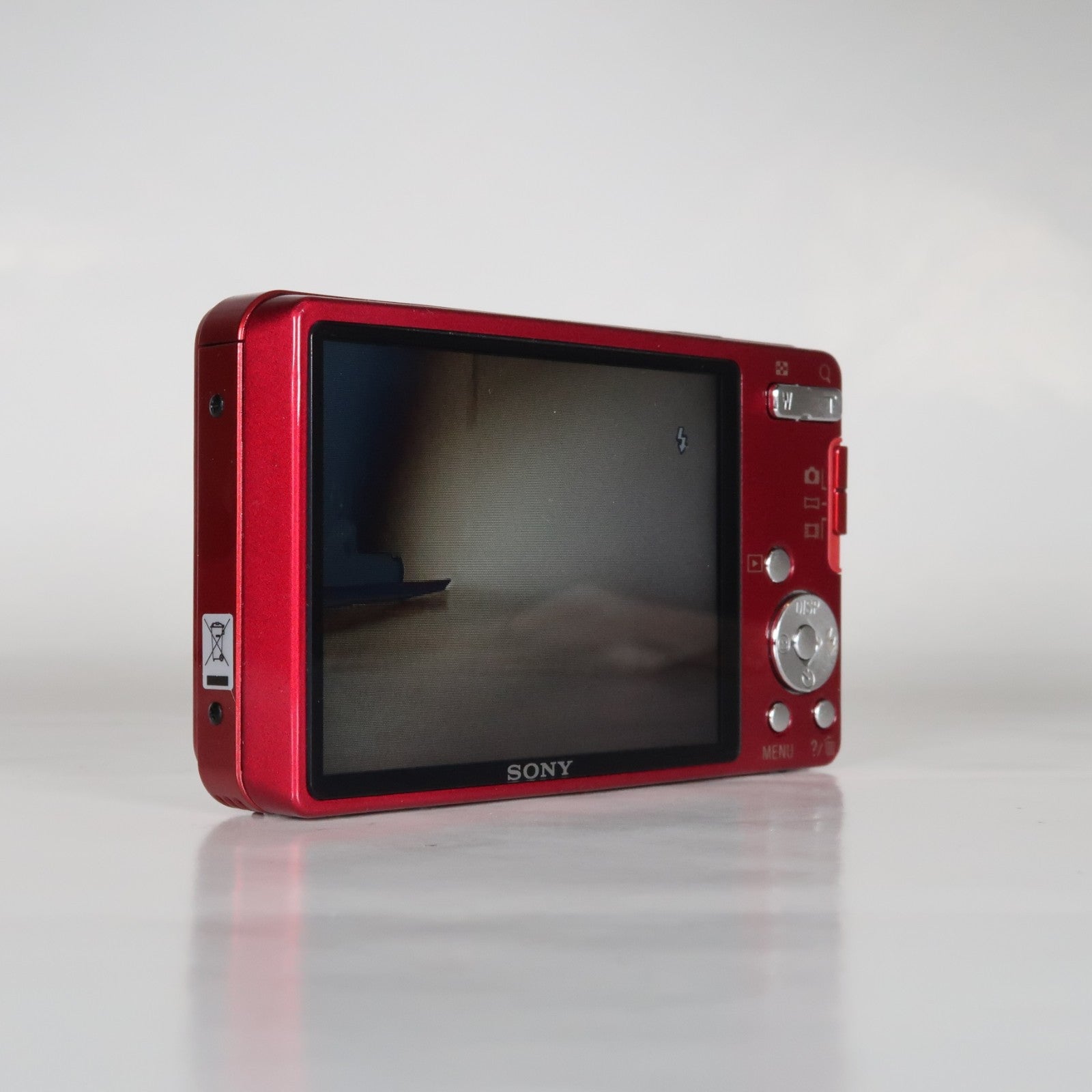 Sony Cybershot DSC-W560 14.1MP Digital Camera Red, Case – Excellent