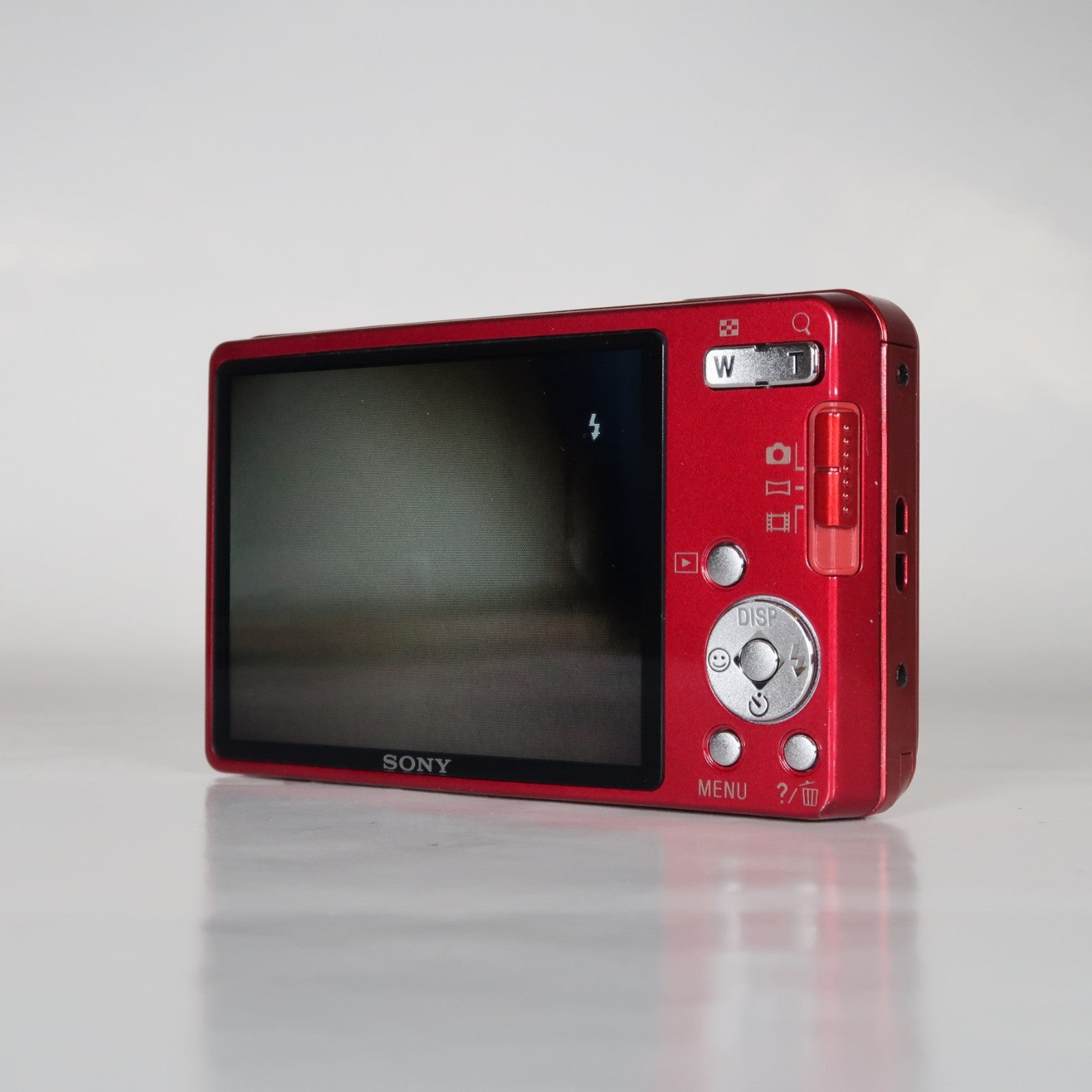 Sony Cybershot DSC-W560 14.1MP Digital Camera Red, Case – Excellent
