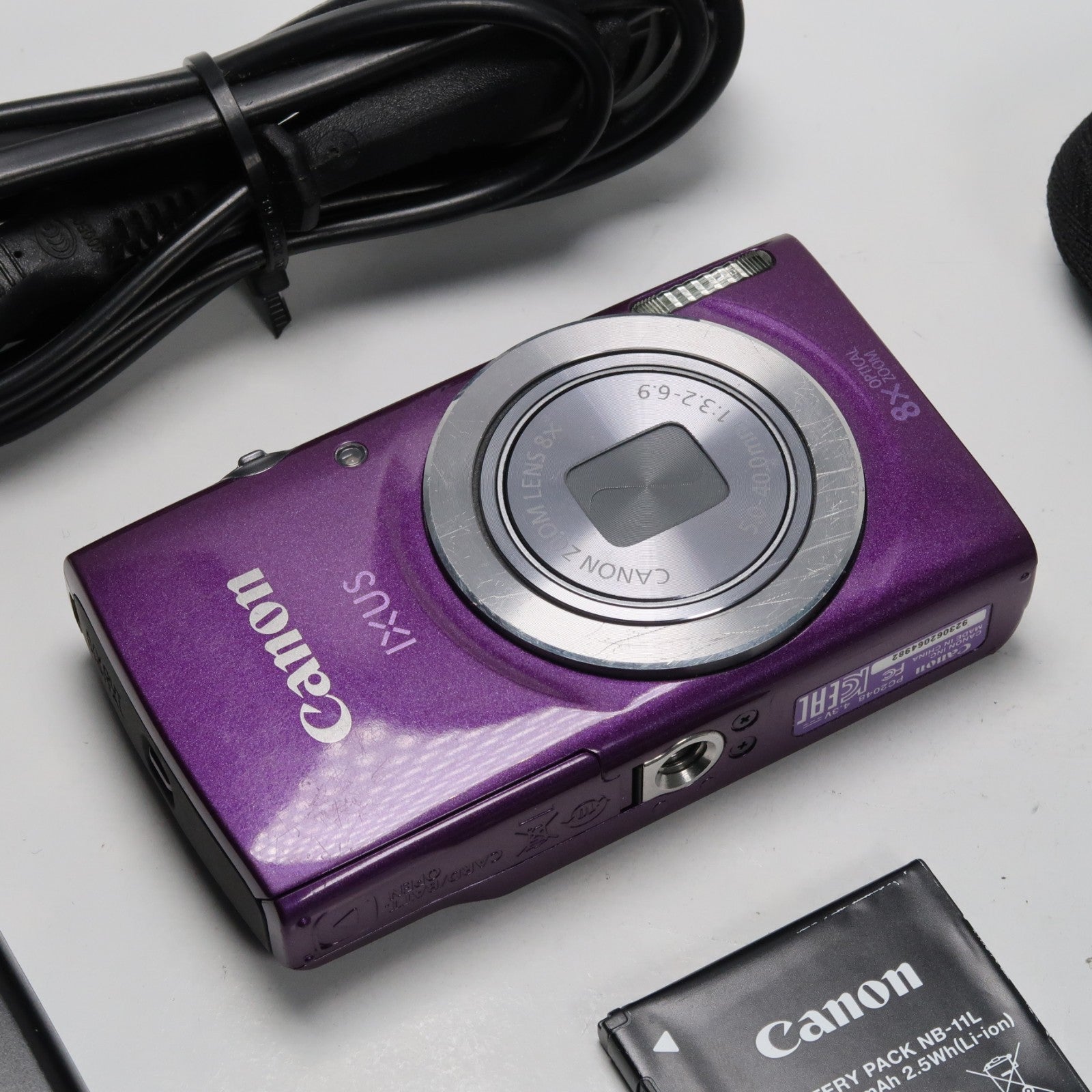 Canon IXUS 185 Silver 20.0 MP + Canon IXUS 145 Purple Digital Cameras