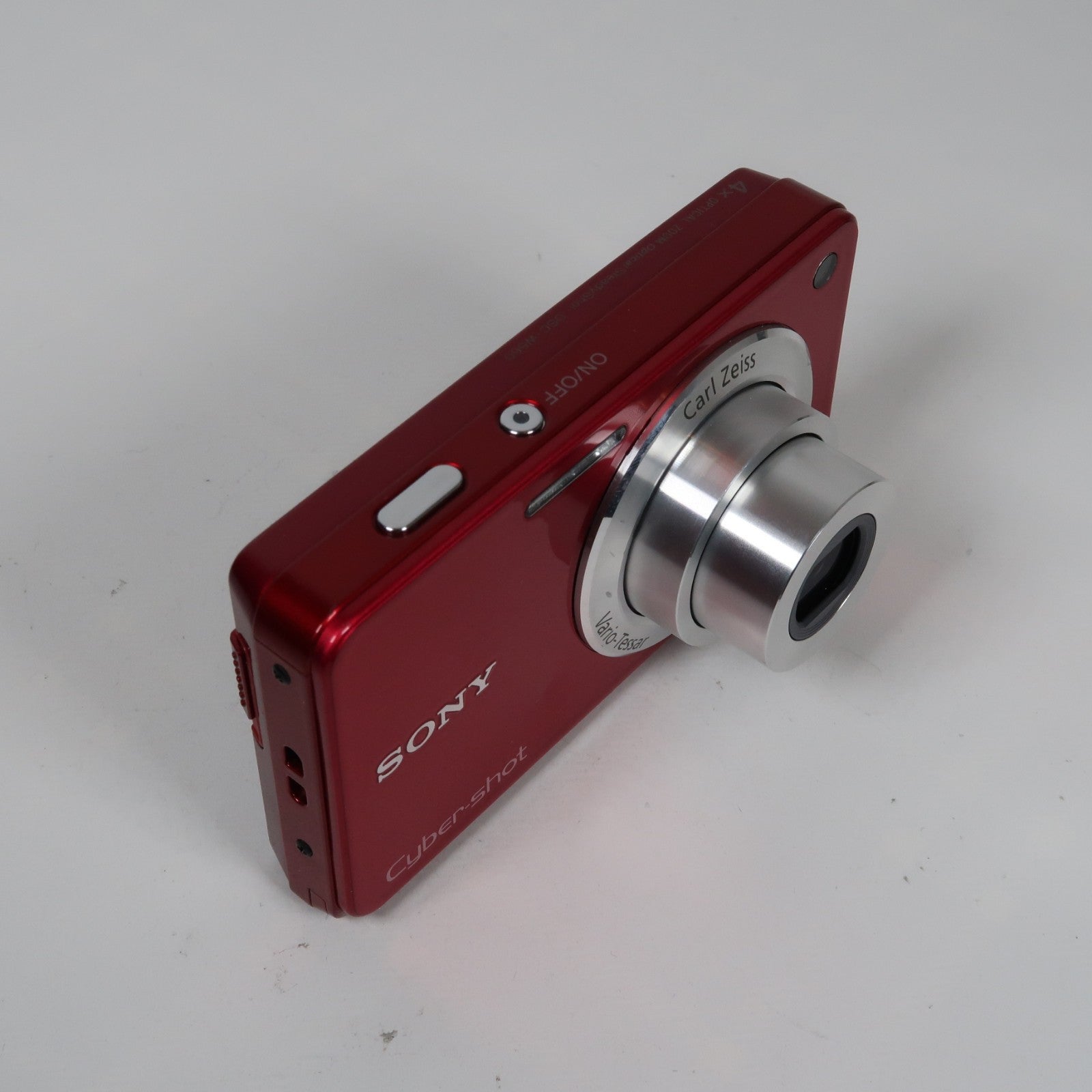 Sony Cybershot DSC-W560 14.1MP Digital Camera Red, Case – Excellent