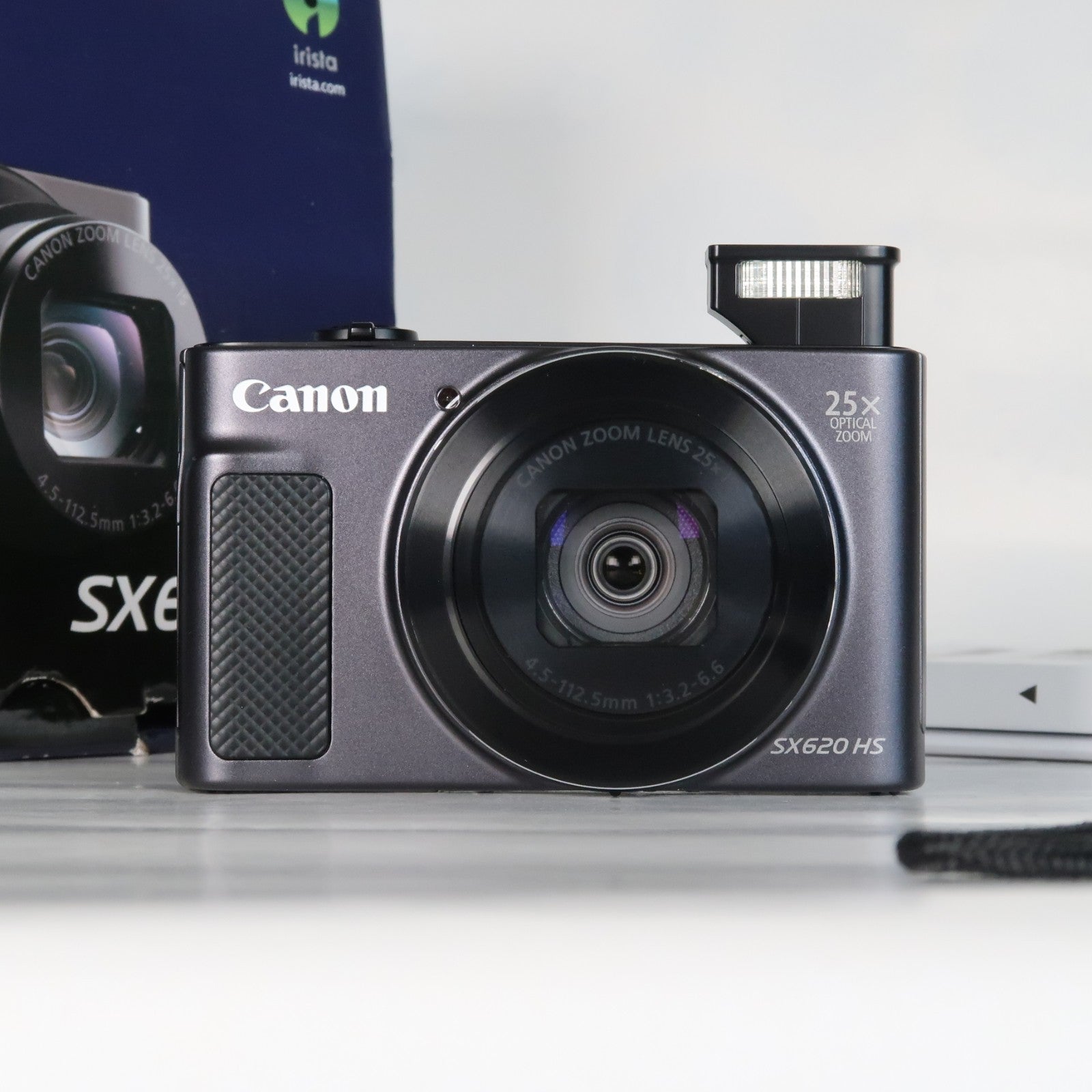Canon PowerShot SX620 HS 20.2MP 25x Digital Camera Black – With 16GB SD Card