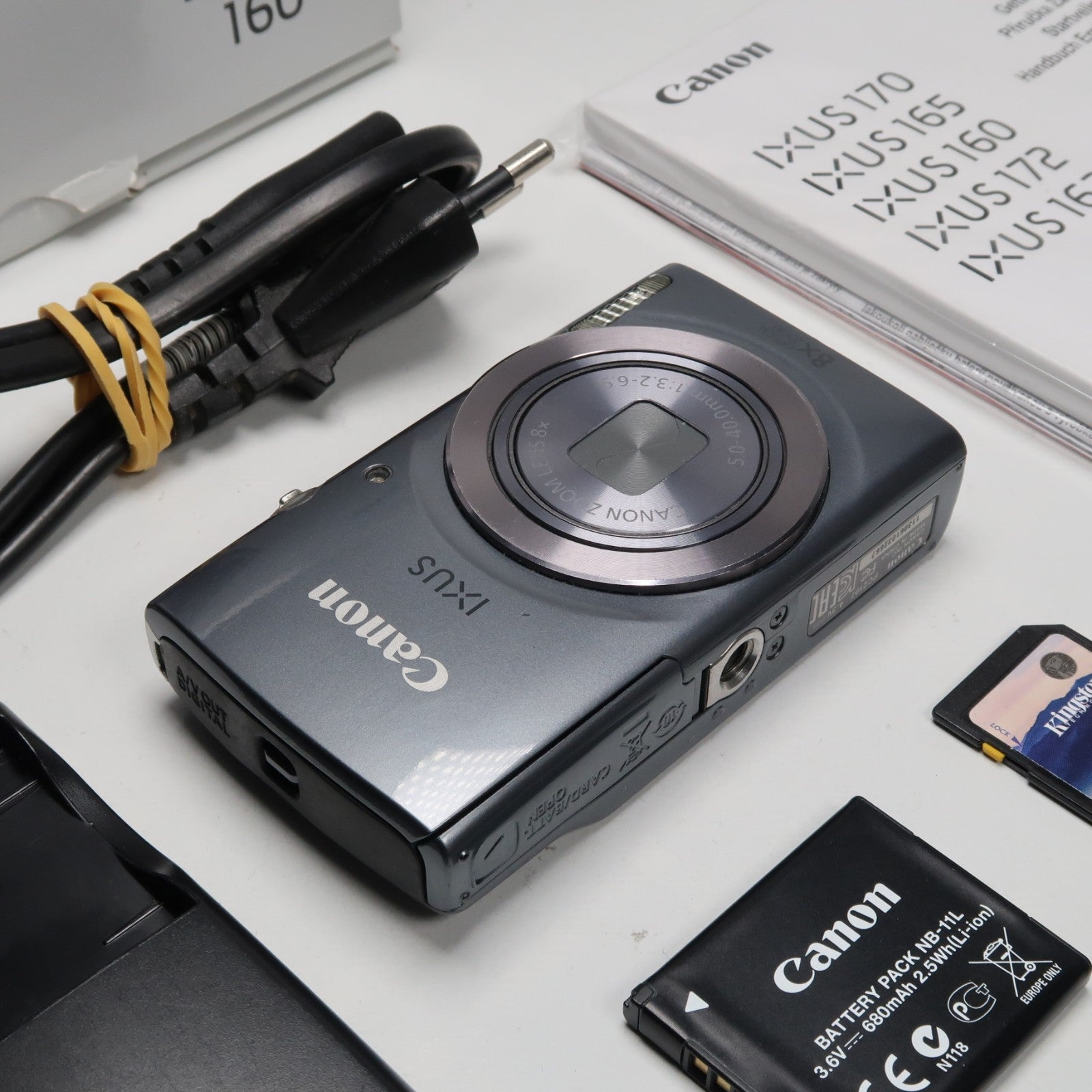 Sony Cyber-shot DSC-W800 20.1MP + Canon IXUS 160 Silver Digital Cameras Bundle