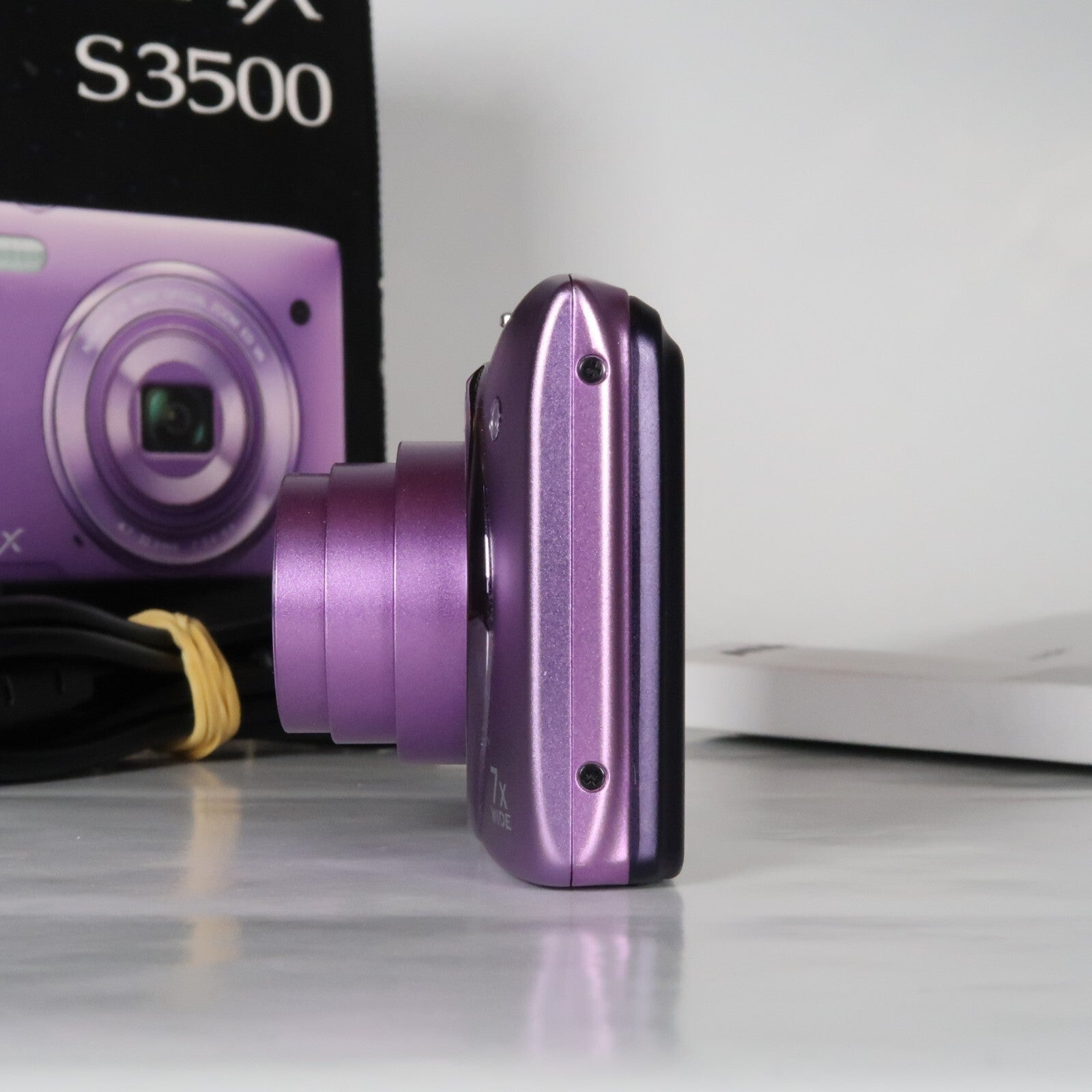 Nikon CoolPix S3500 20.1MP Digital Camera Purple – Mint Condition, Original Packaging