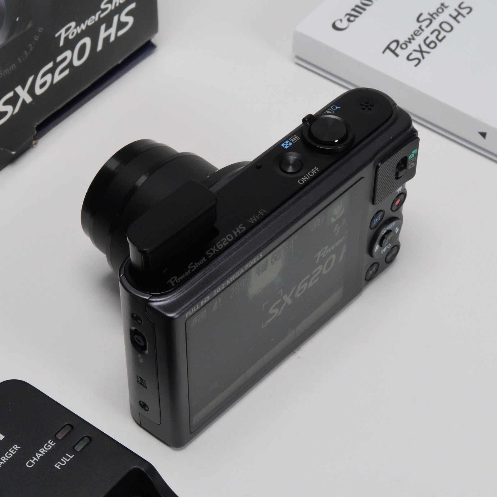 Canon PowerShot SX620 HS 20.2MP 25x Digital Camera Black – With 16GB SD Card