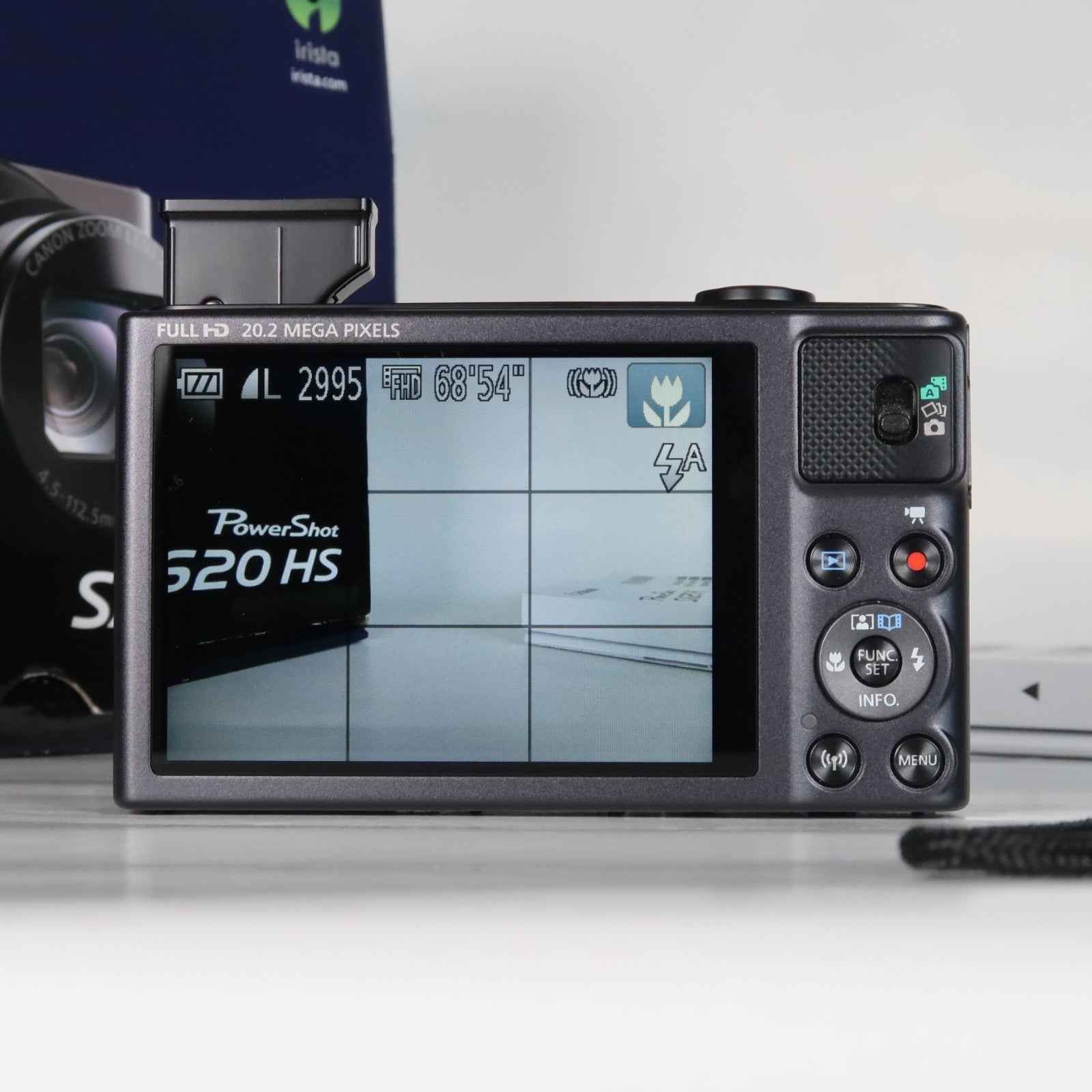 Canon PowerShot SX620 HS 20.2MP 25x Digital Camera Black – With 16GB SD Card