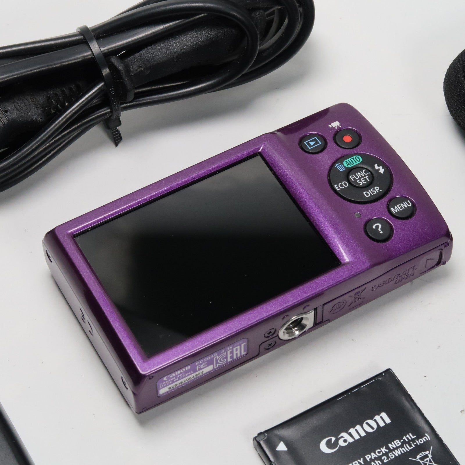 Canon IXUS 185 Silver 20.0 MP + Canon IXUS 145 Purple Digital Cameras