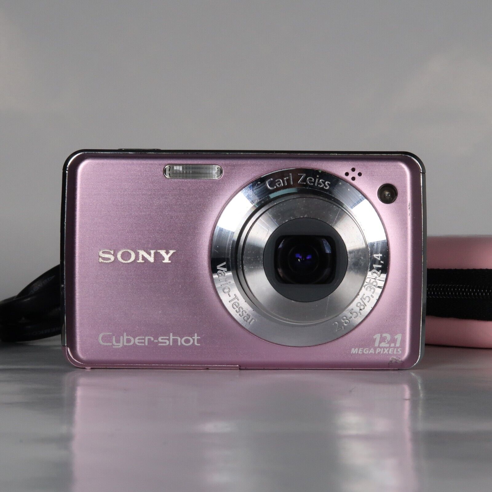 Sony Cyber-shot DSC-W210 12.1MP Digital Camera Pink – Excellent Condition