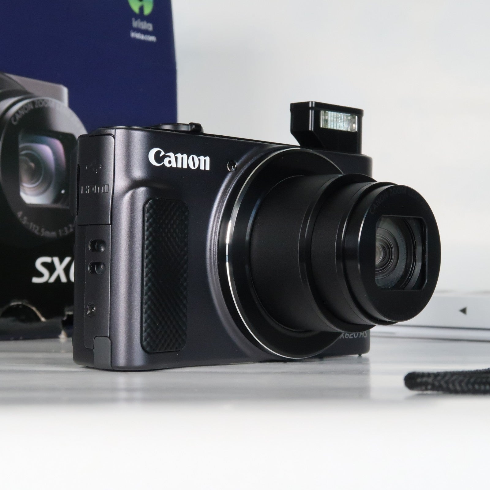 Canon PowerShot SX620 HS 20.2MP 25x Digital Camera Black – With 16GB SD Card