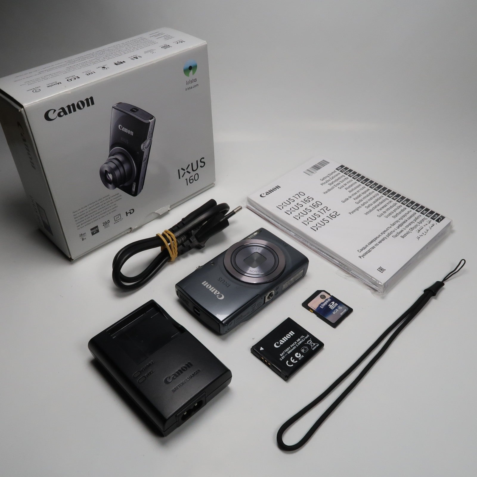 Sony Cyber-shot DSC-W800 20.1MP + Canon IXUS 160 Silver Digital Cameras Bundle