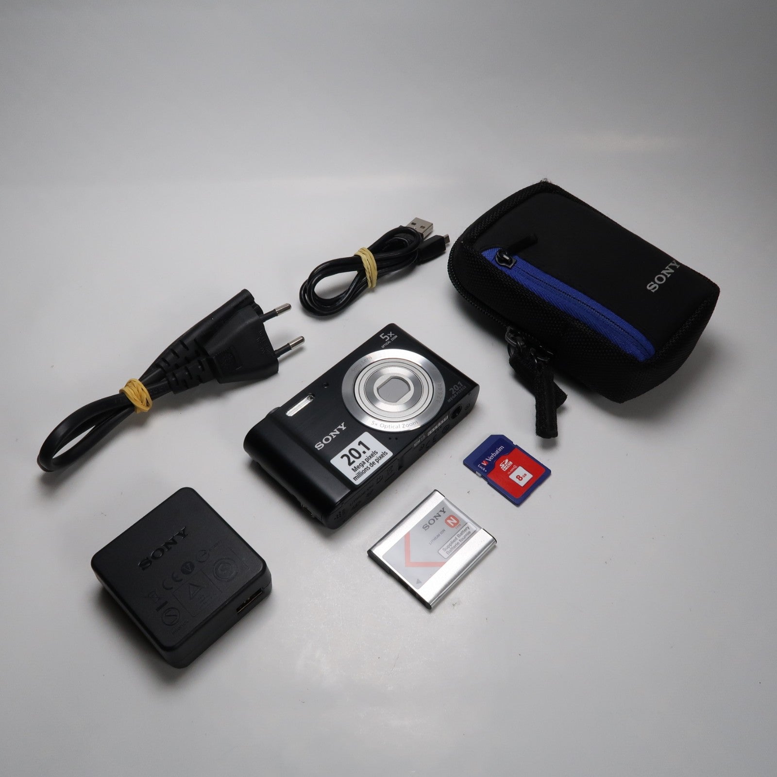 Sony Cyber-shot DSC-W800 20.1MP + Canon IXUS 160 Silver Digital Cameras Bundle