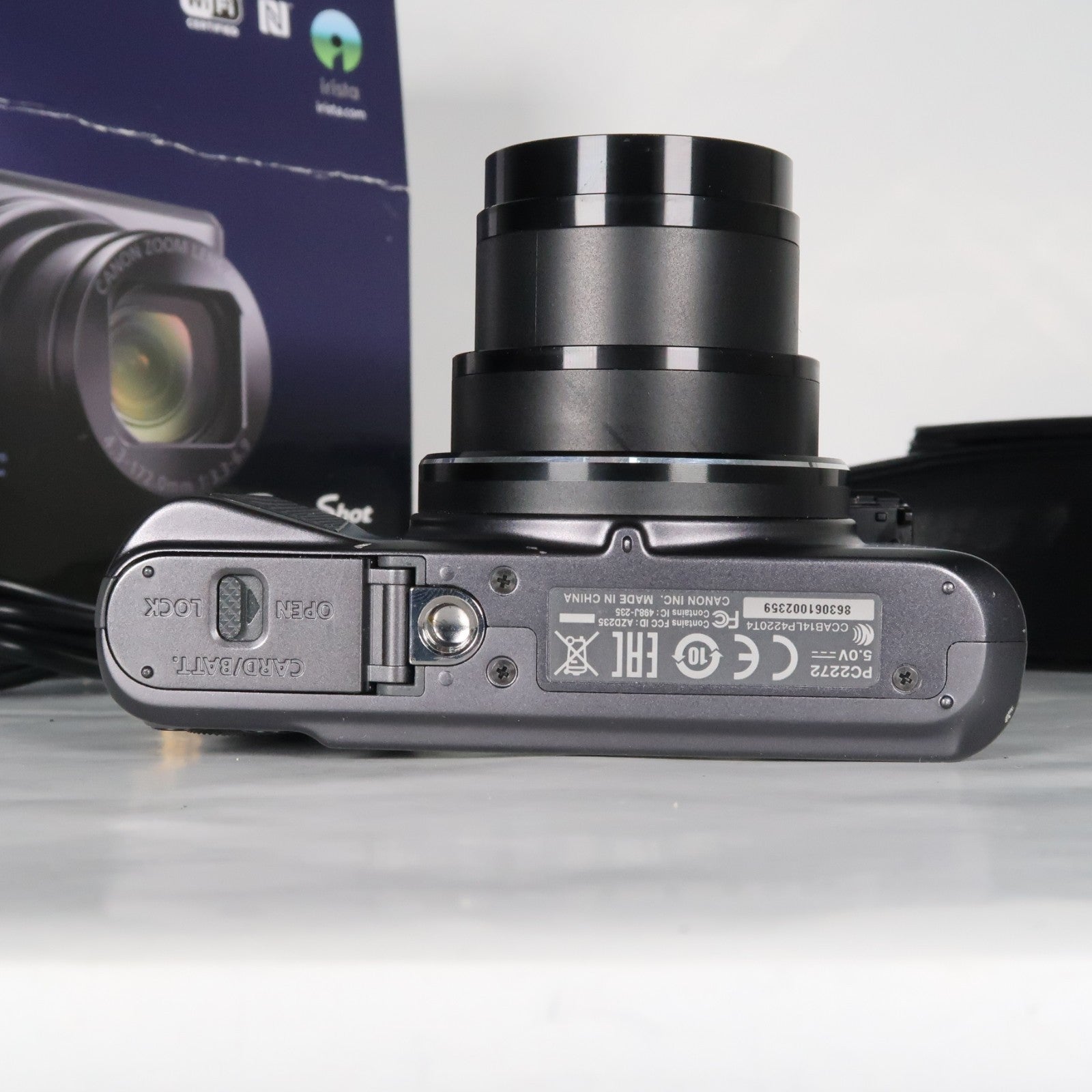 Canon PowerShot SX720 HS 20.3MP 40x Digital Camera Black + Case + 64GB SD Card