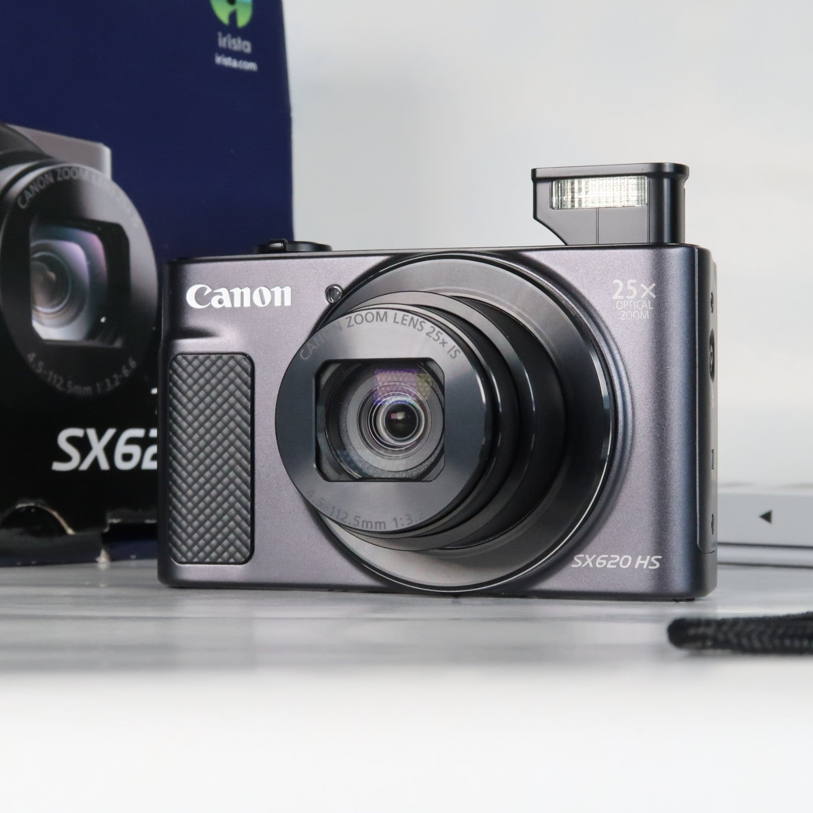 Canon PowerShot SX620 HS 20.2MP 25x Digital Camera Black – With 16GB SD Card