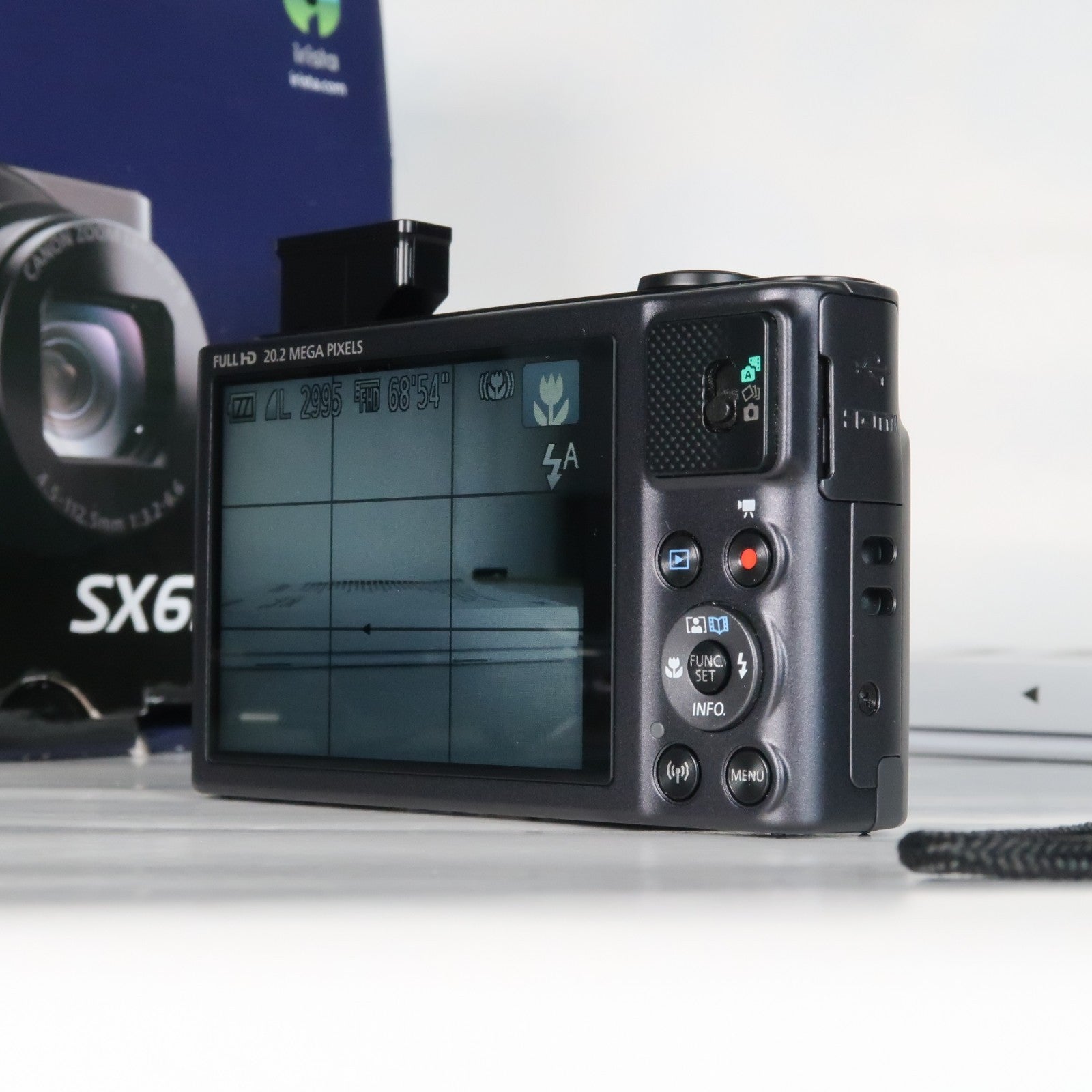 Canon PowerShot SX620 HS 20.2MP 25x Digital Camera Black – With 16GB SD Card