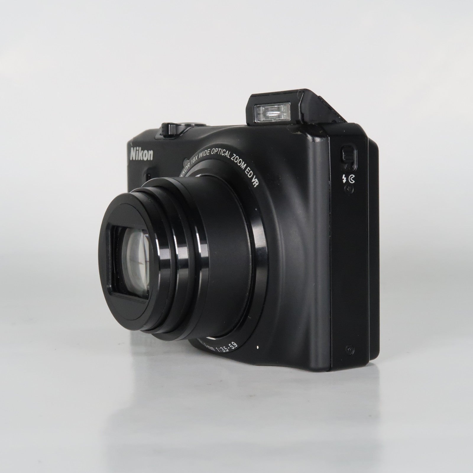 Nikon Coolpix S9100 12.1MP 18x Digital Camera Black – Very Good Condition