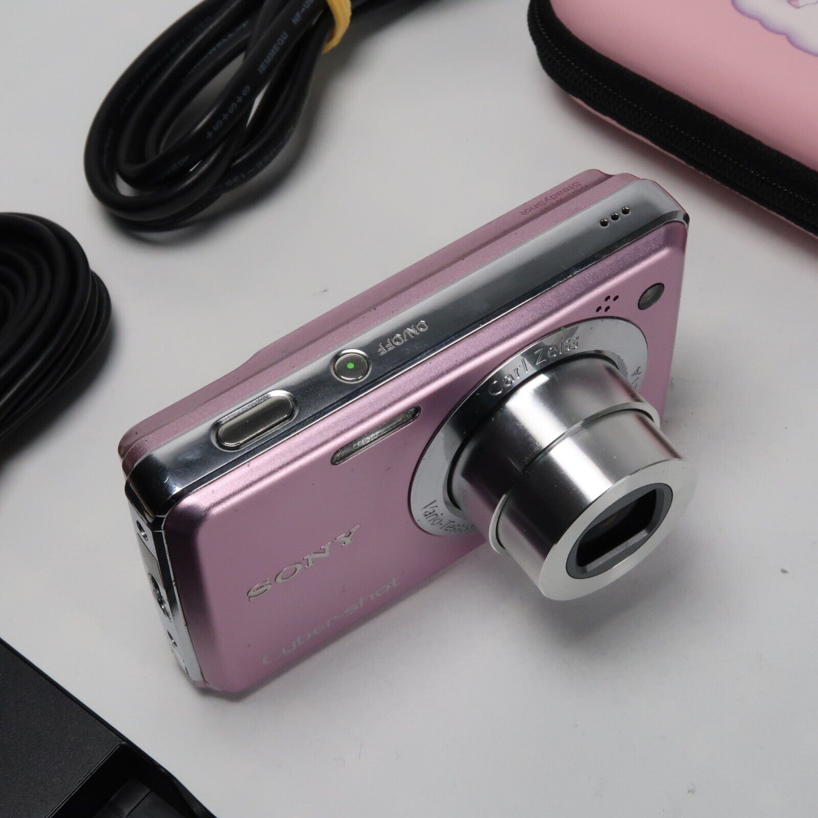 Sony Cyber-shot DSC-W210 12.1MP Digital Camera Pink – Excellent Condition