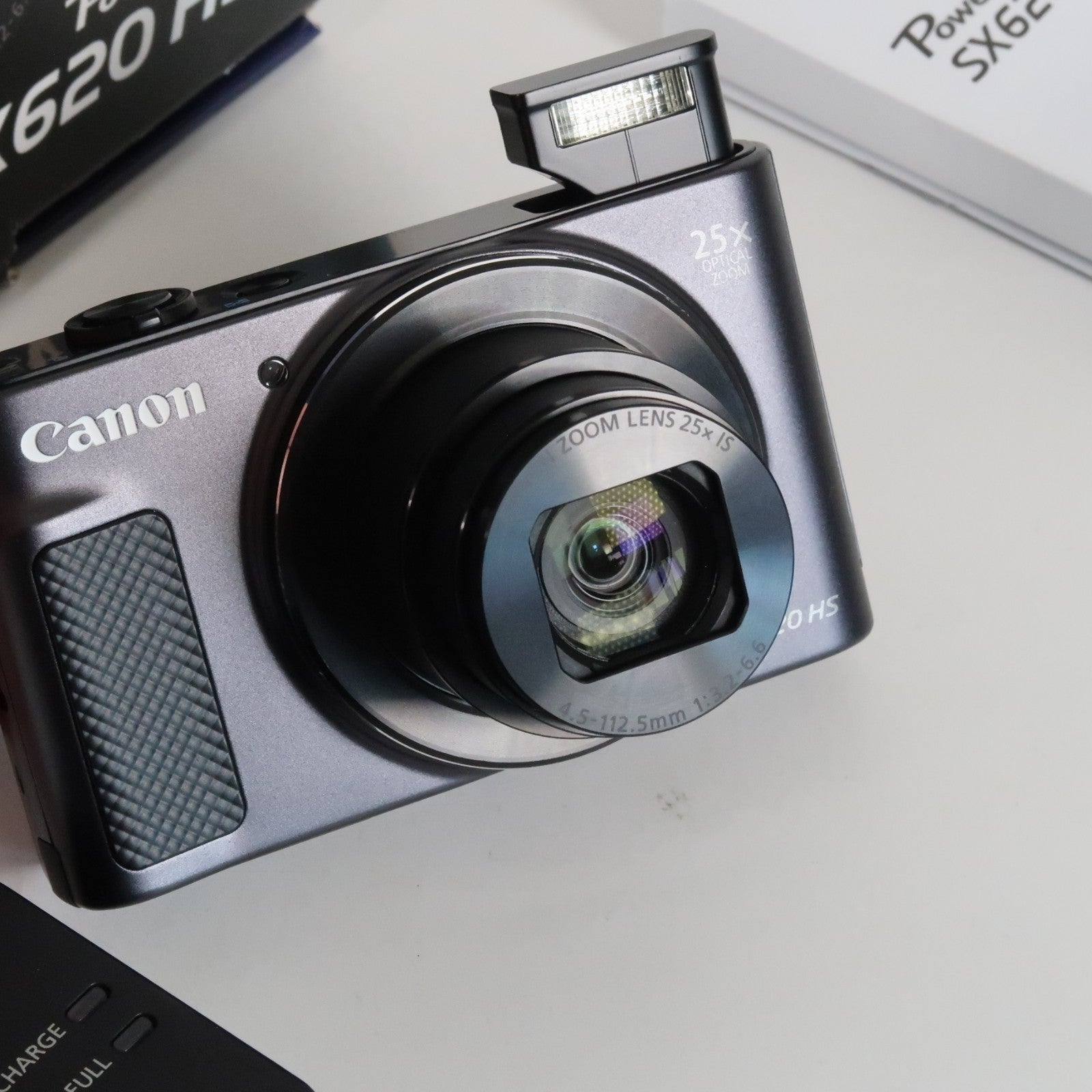 Canon PowerShot SX620 HS 20.2MP 25x Digital Camera Black – With 16GB SD Card