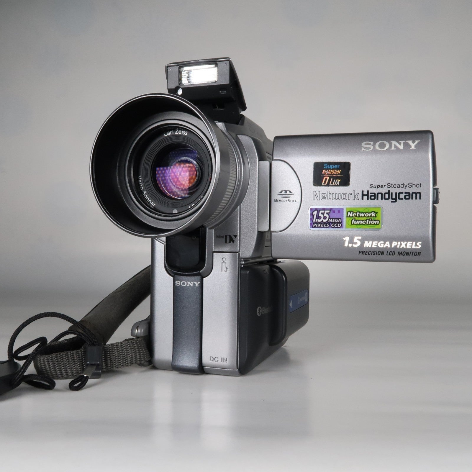 Sony Handycam DCR-PC120E MiniDV Camcorder – With Case + Charger