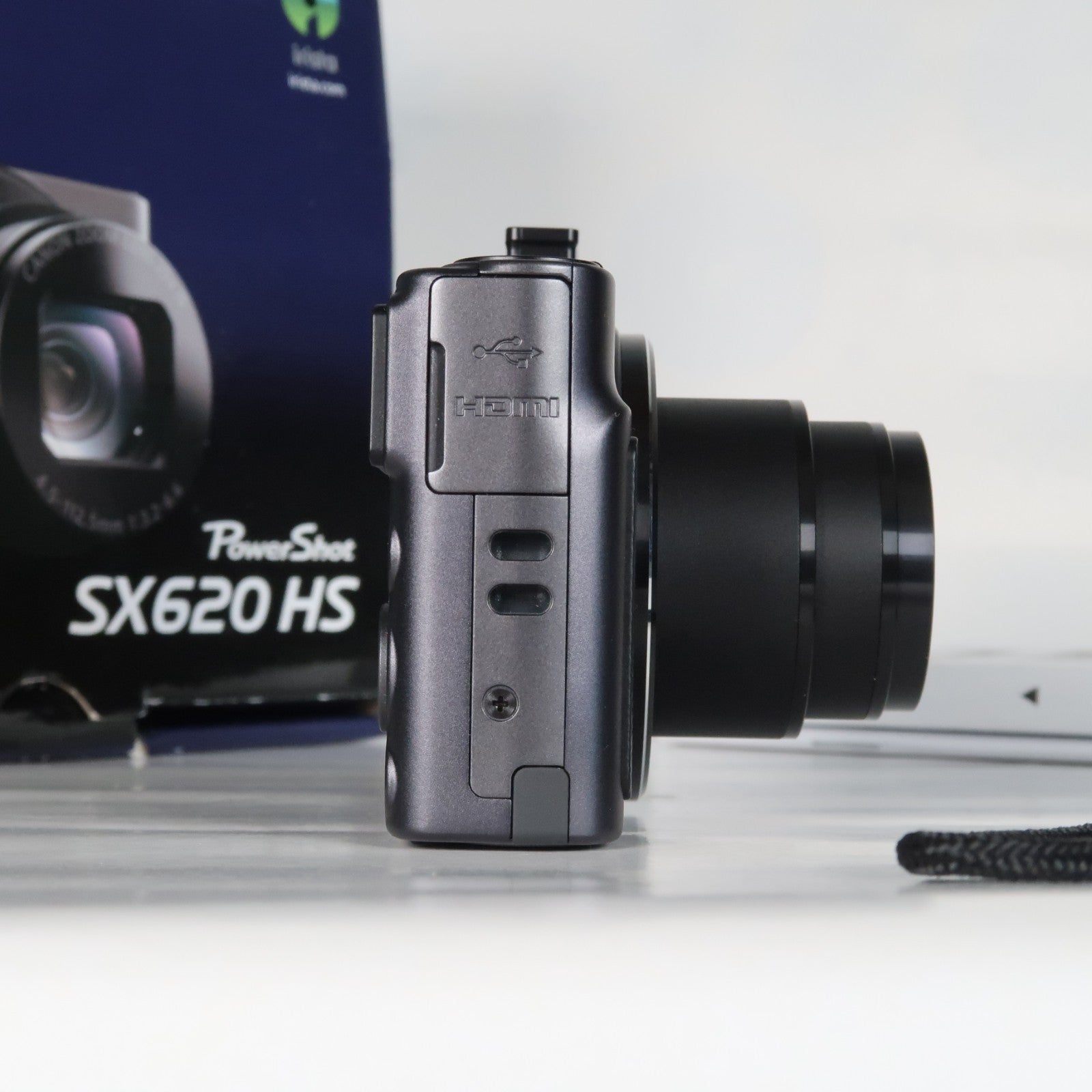 Canon PowerShot SX620 HS 20.2MP 25x Digital Camera Black – With 16GB SD Card