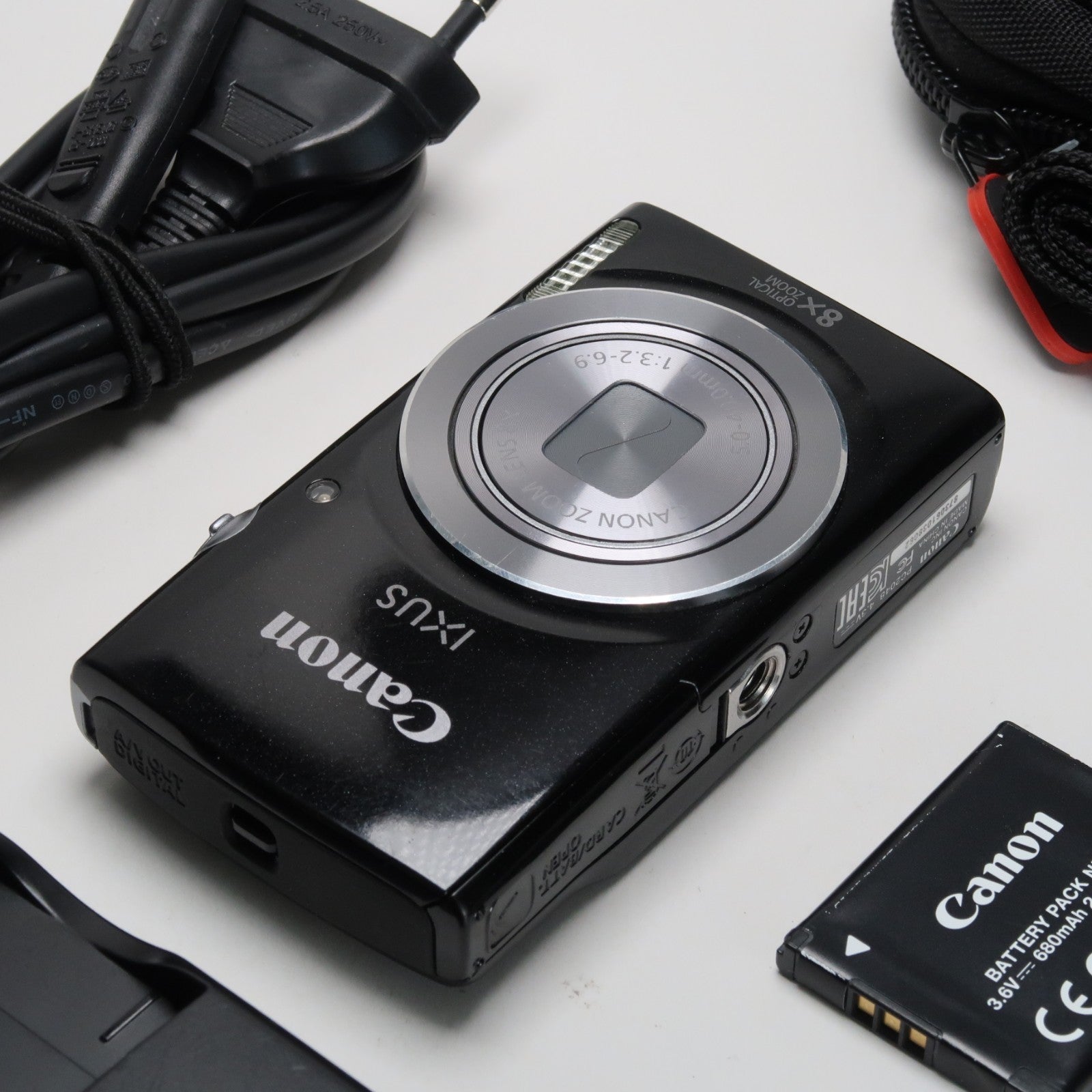 Sony Cyber-shot DSC-W830 20.1MP + Canon IXUS 145 Black – Compact Digital Cameras Bundle