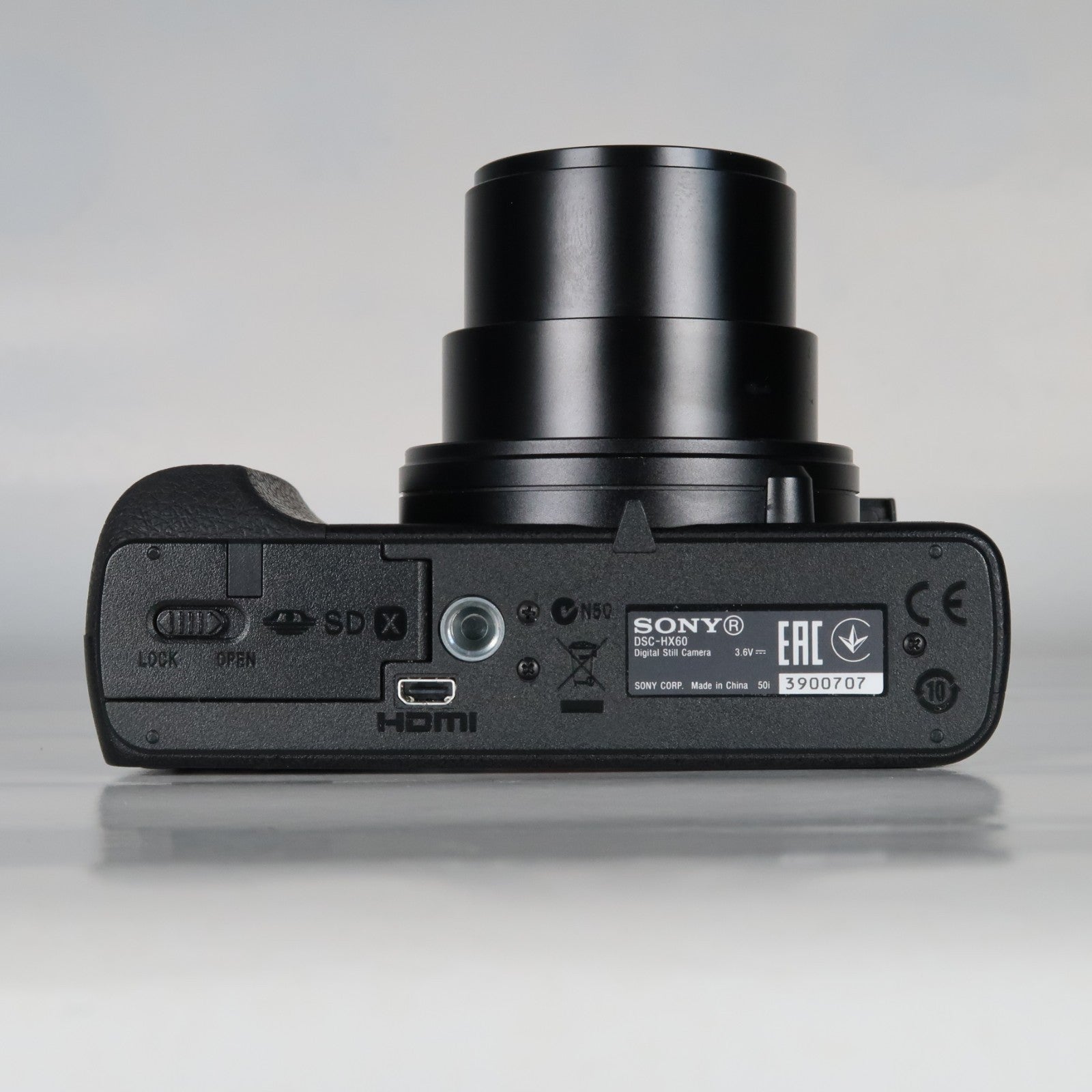 Sony CyberShot DSC-HX60V 20.4MP – Black – 30x Zoom + Case + 32GB SD Card