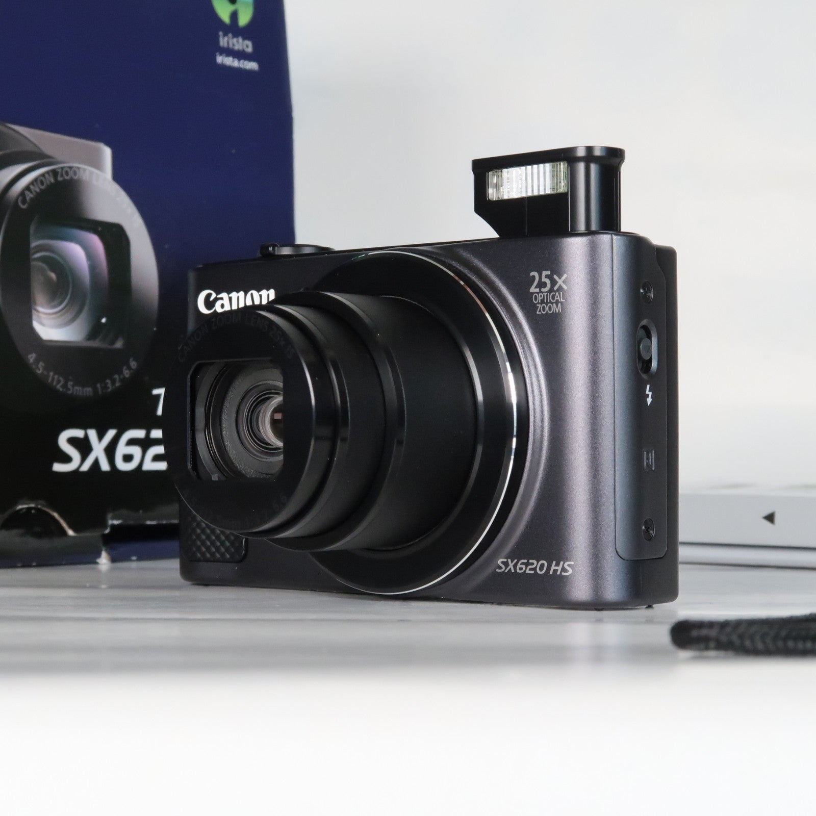 Canon PowerShot SX620 HS 20.2MP 25x Digital Camera Black – With 16GB SD Card